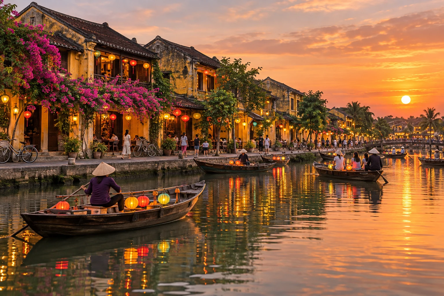 Phố Hội về chiều